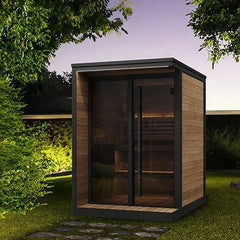 SaunaLife Model GL4 Outdoor Sauna Kit | 4 Persons - Green Vista Living