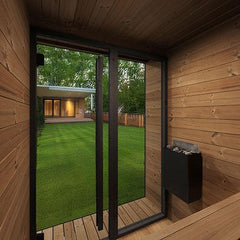 SaunaLife Model GL4 Outdoor Sauna Kit | 4 Persons - Green Vista Living
