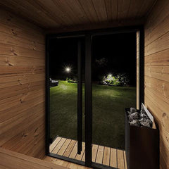 SaunaLife Model GL4 Outdoor Sauna Kit | 4 Persons - Green Vista Living