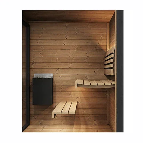 SaunaLife Model GL4 Outdoor Sauna Kit | 4 Persons - Green Vista Living