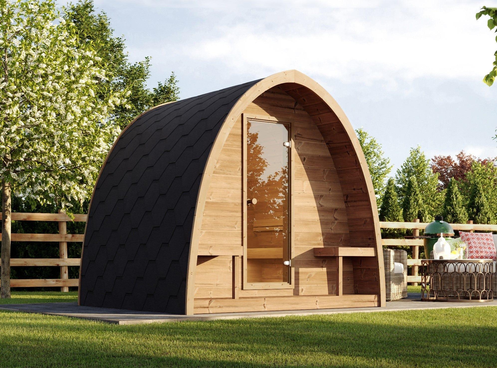 SaunaLife Model G3 Outdoor Home Sauna | 6 Persons - Green Vista Living
