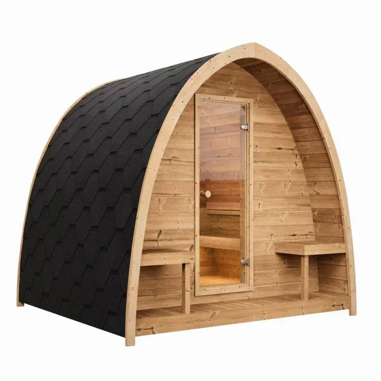 SaunaLife Model G3 Outdoor Home Sauna | 6 Persons - Green Vista Living