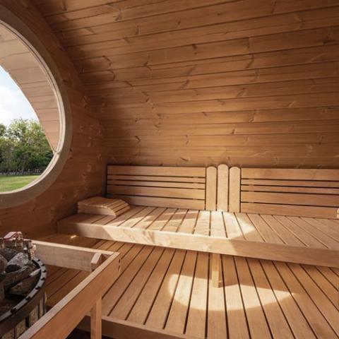 SaunaLife Model G11 Outdoor Sauna | 8 Persons - Green Vista Living