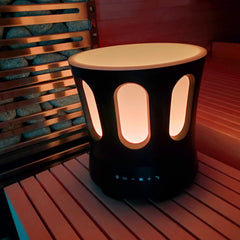 SaunaLife SaunaZone Bluetooth Speaker, Sauna Bucket, with Lights - Green Vista Living