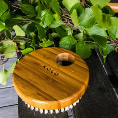 KOLO Sauna Bath Brush Natural Bamboo, No Handle - Green Vista Living