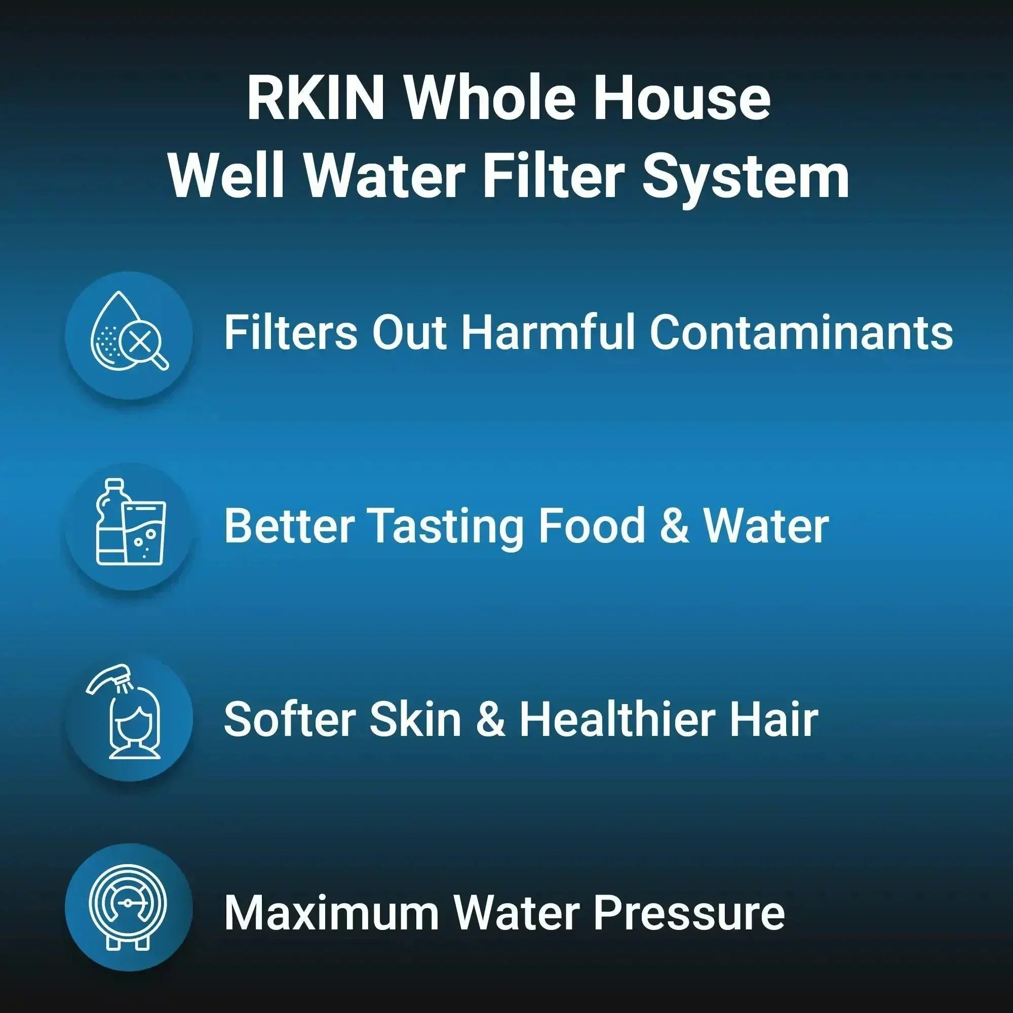 RKIN - Sulfur, Iron, Manganese Well Water Filter System - Green Vista Living