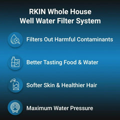 RKIN - Sulfur, Iron, Manganese Well Water Filter System - Green Vista Living