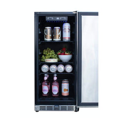 Summerset 15" Outdoor Rated Fridge w/Glass Door SSRFR-15G