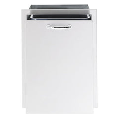 Summerset 20" Stainless Steel Trash Pullout Drawer with 10 Gallon Trash Bin SSTD1-20