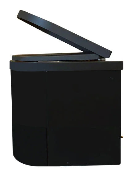 TinyJohn Black - Waterless Incinerating Toilet - Green Vista Living