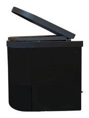 TinyJohn Black - Waterless Incinerating Toilet - Green Vista Living