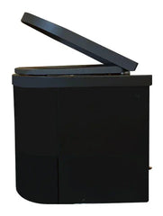 TinyJohn Black - Waterless Incinerating Toilet - Green Vista Living