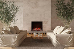 Amantii Traditional Bespoke 48-Inch Built-In Indoor/Outdoor Smart Electric Firebox Insert - Green Vista Living