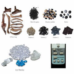 Amantii 50 Inch Tru-View XL Deep Built-In Indoor Outdoor 3 Three Sided Electric Fireplace