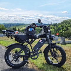 TST R002 20'' 1500W Full Suspension Moped-style Electric Bike - Green Vista Living