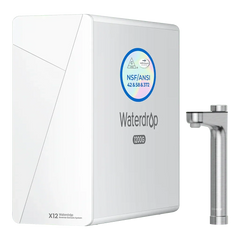 Waterdrop X12 reverse osmosis system with filter unit and stainless steel faucet