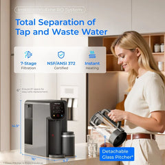 Waterdrop M6H Instant Hot Reverse Osmosis System, Countertop RO Filter - Green Vista Living