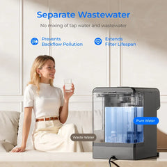 Waterdrop M6H Instant Hot Reverse Osmosis System, Countertop RO Filter - Green Vista Living