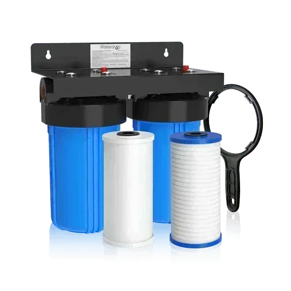 Waterdrop 2-Stage Whole House Water Filter System Reduce Iron&Manganese - Green Vista Living