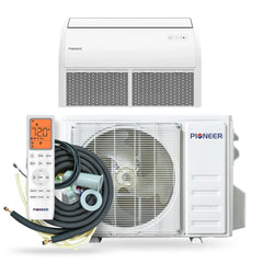 Pioneer® Quantum Ultra™ 22,200 BTU 20 SEER2 230V Floor/Ceiling/Low-Wall Ductless Mini-Split Air Conditioner Inverter Heat Pump Full Set - Green Vista Living