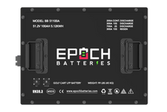 Epoch Batteries 48V 105Ah (Other) Lithium (LiFePO4) Golf Cart Battery - Complete Kit - Green Vista Living