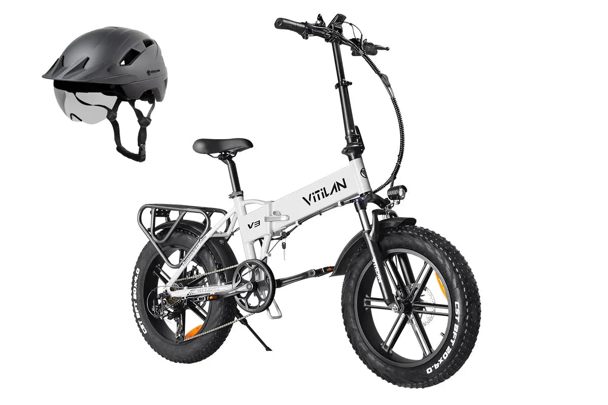 Vitilan V3 2.0 Folding Fat Tires Adult All Terrain Electric Bike - Green Vista Living