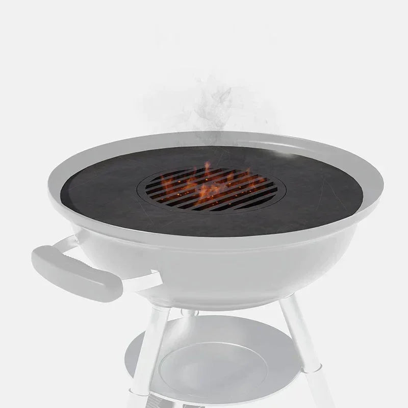 Arteflame 18″ Two-Piece Flat-Top Kit — Fits Weber® Kettle Charcoal Grills (Griddle Ring + Center Grill Grate) - Green Vista Living