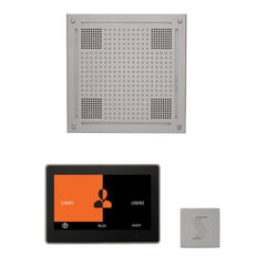 ThermaSol Wellness Steam Package with 10" ThermaTouch Control, HydroVive 18 Rainhead, SteamVection Square