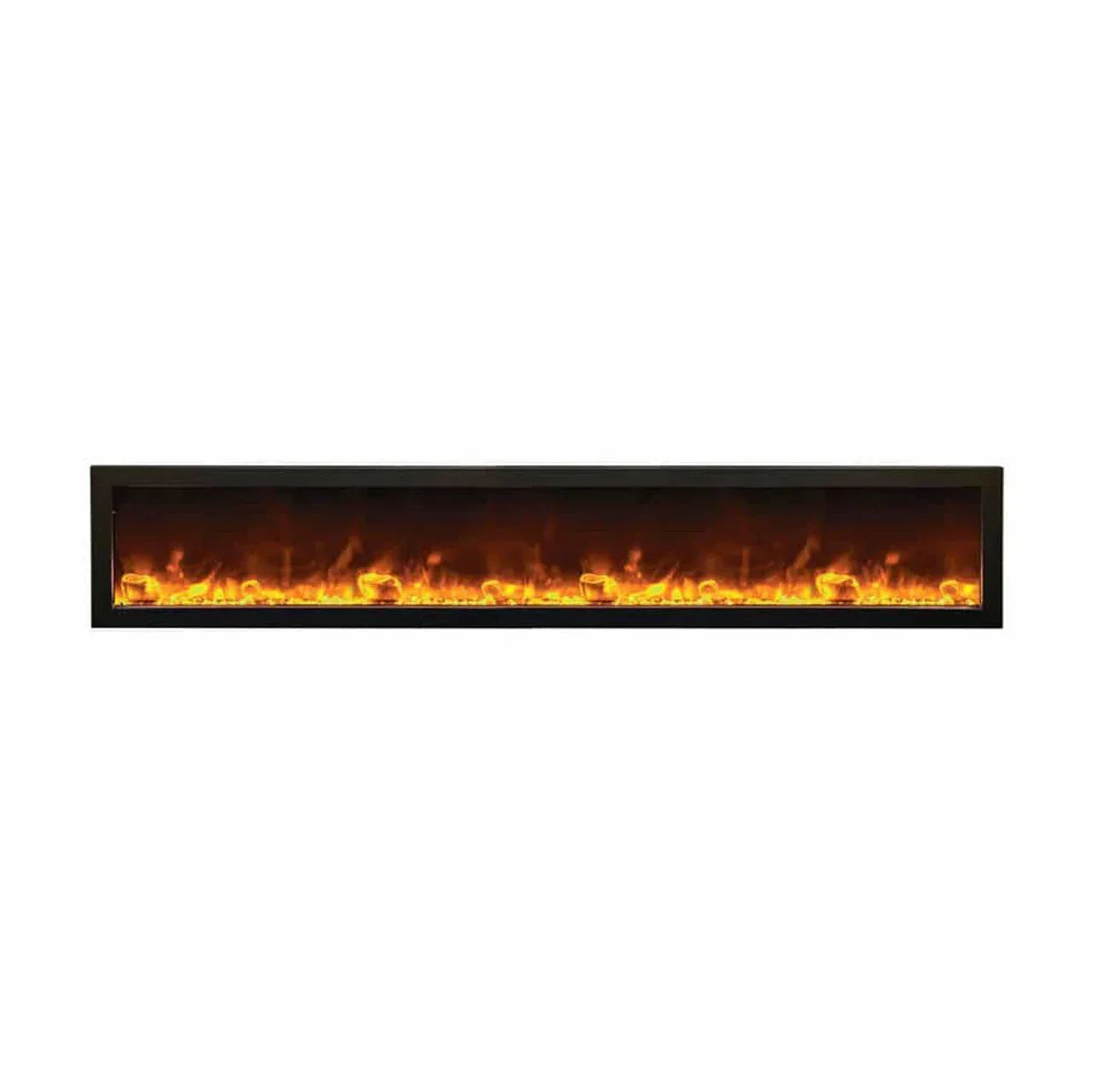 Amantii BI 60” SLIM Panorama Indoor/Outdoor Electric Fireplace with Remote - Green Vista Living