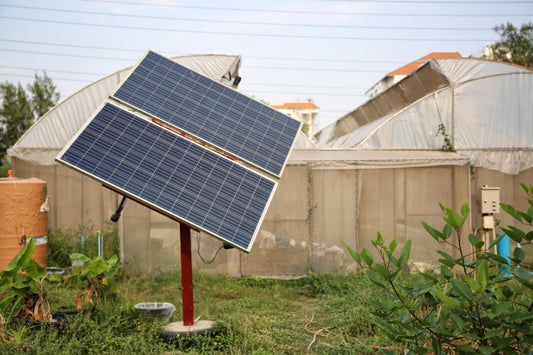 off grid solar panel kit with a battery