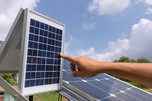 off-grid solar setup