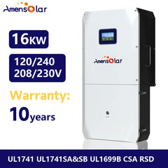 AmenSolar N3H-X16US 16KW Split Phase Hybrid Solar Inverter - Green Vista Living