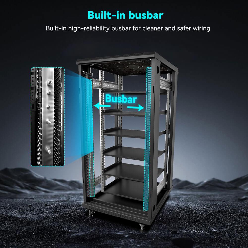 Sungold Power Enclosed Battery Cabinet 6 Slot with Bus Bar for SG48100P/ SGH48100T - Green Vista Living