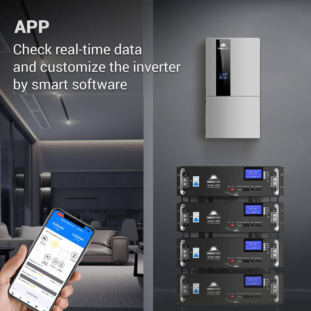 Sungold Power 11.4KW Hybrid Inverter 48V Split Phase SGN11.4KHB-48 - Green Vista Living