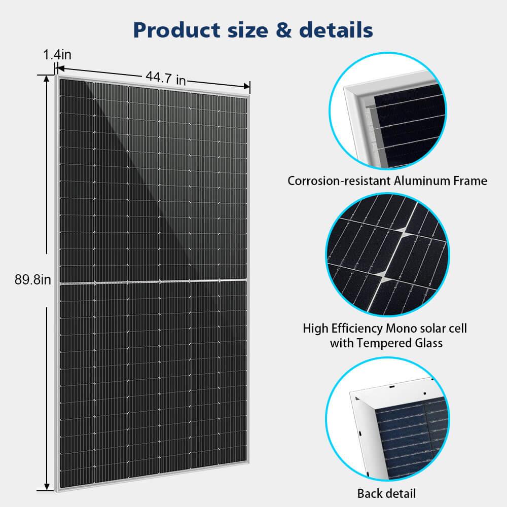 560 Watt Bifacial PERC Solar Panel - Green Vista Living