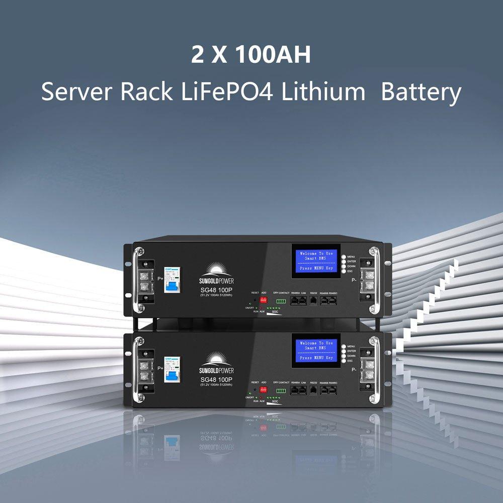 Off-Grid Solar Kit 6500W 48VDC 120/240VAC LifePo4 10.24KWH Lithium Battery 8 X 415W Solar Panels SGR-6510E - Green Vista Living