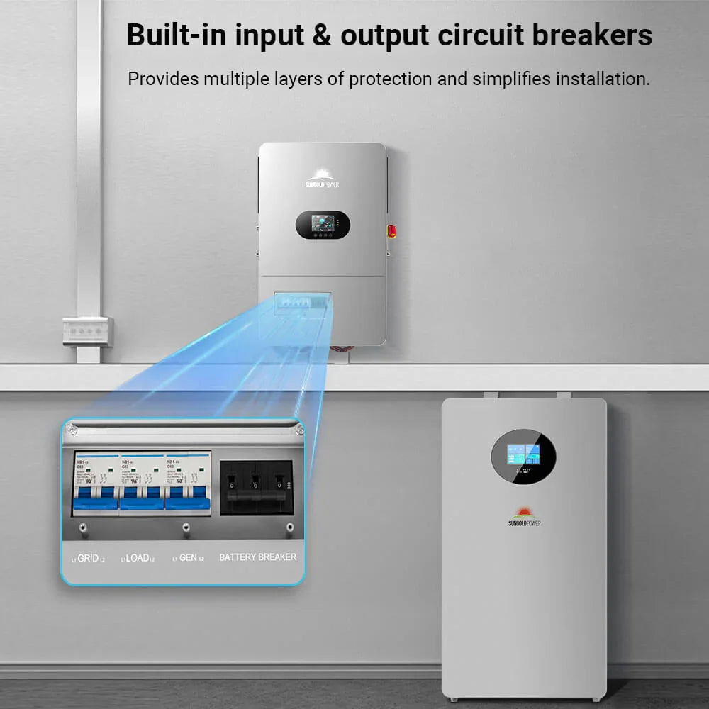 Sungold Power 12KW All in One Off Grid Solar Inverter FR12K-B - Green Vista Living