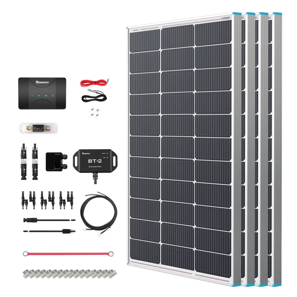 Customizable RV Solar Kit 400W 12V | DC-DC Battery Charger with MPPT