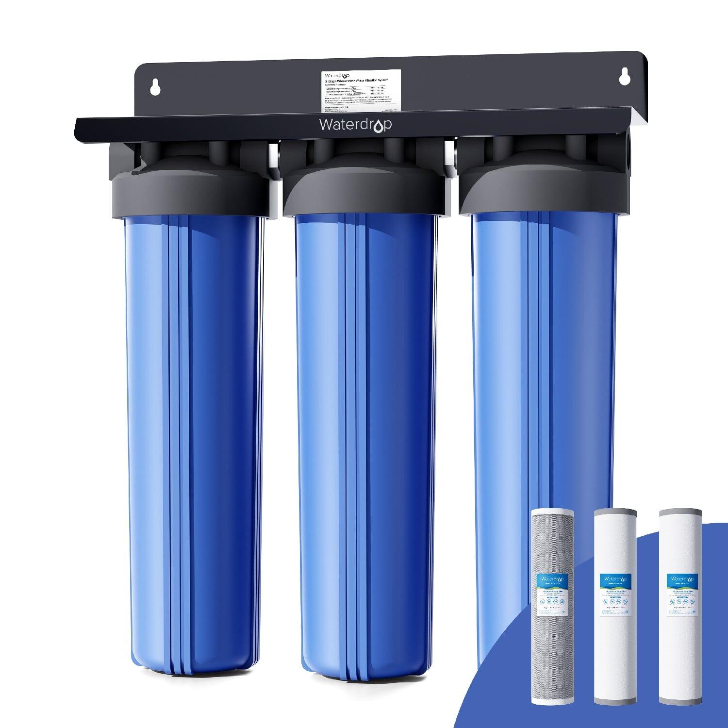 Waterdrop 3-Stage Whole House Water Filter System | Reduce Iron & Manganese - Green Vista Living