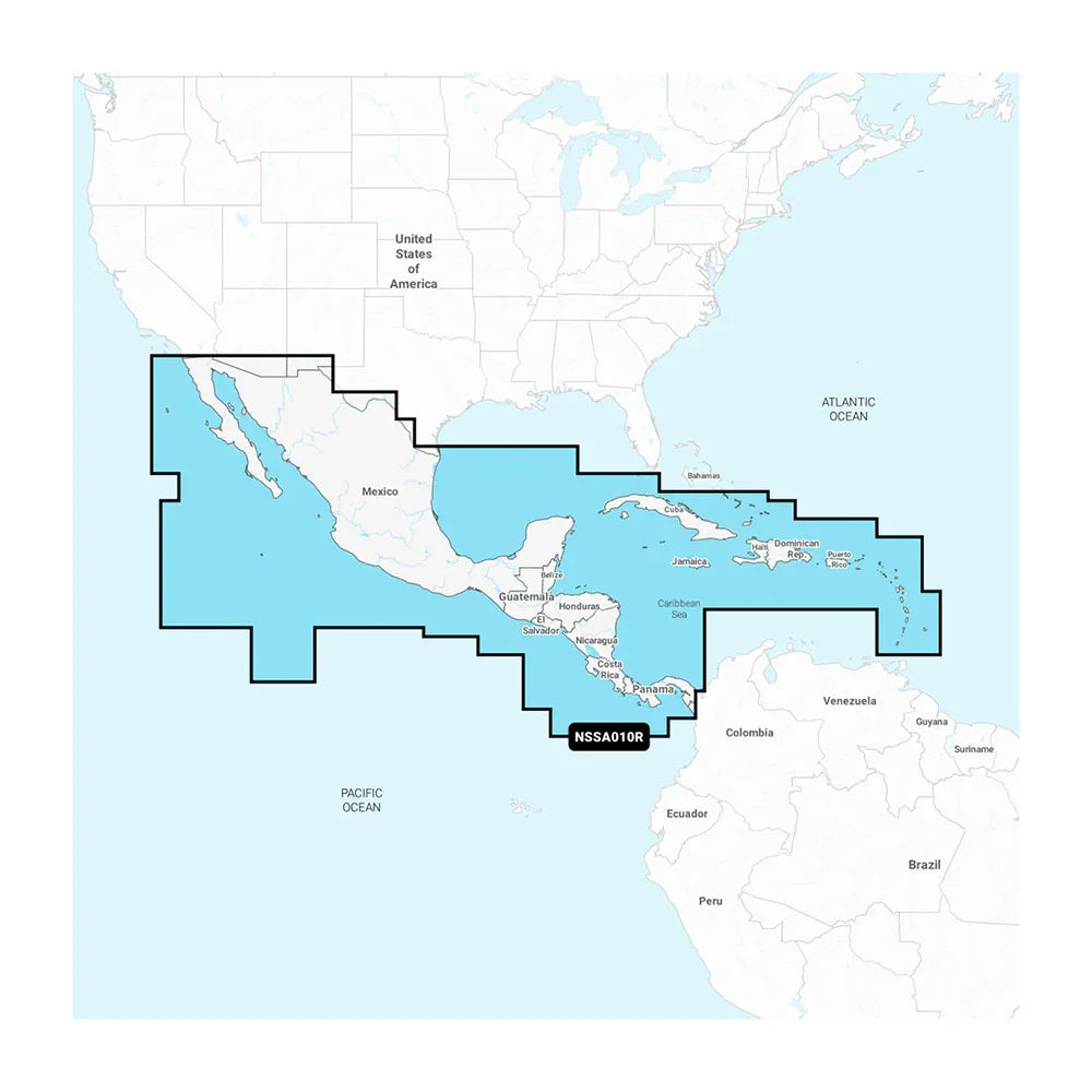 Garmin Navionics+ NSSA010R Central America Caribbean [010-C1451-20] - Green Vista Living