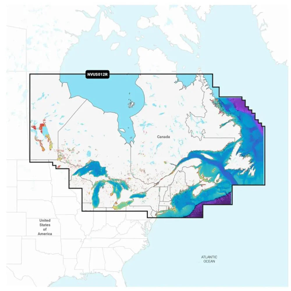 Garmin Navionics Vision+ NVUS012R Canada, East Great Lakes [010-C1484-00] - Green Vista Living