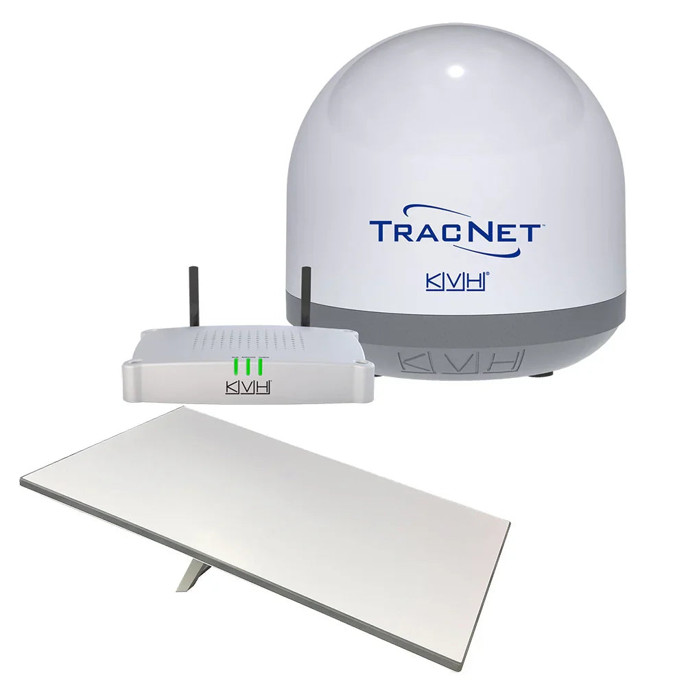 KVH Starlink Premium Standard RV Flat Panel Terminal w/TracNet Coastal Pro 5G/WiFi Compact Terminal w/TracNet Hub [72-1081/01-0465] - Green Vista Living