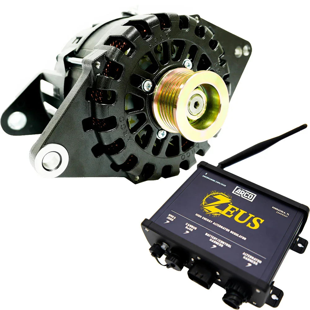 ARCO Zeus 24V 7kW J180 4" Alternator w/Isolated Ground  Zeus High-Energy Alternator Regulator [4503-AZ1000] ARCO Zeus