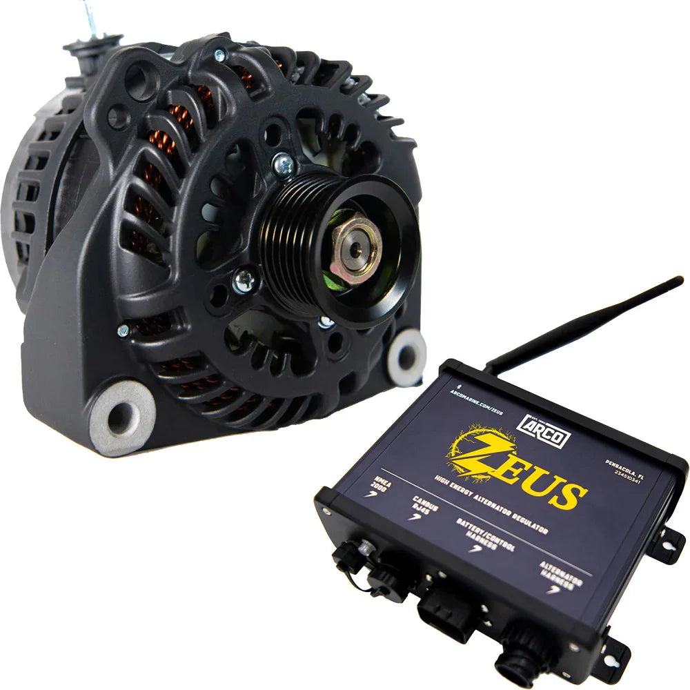 ARCO Zeus 24V 7kW Vortec Alternator w/Isolated Ground  Zeus High-Energy Alternator Regulator [4506-AZ1000] ARCO Zeus