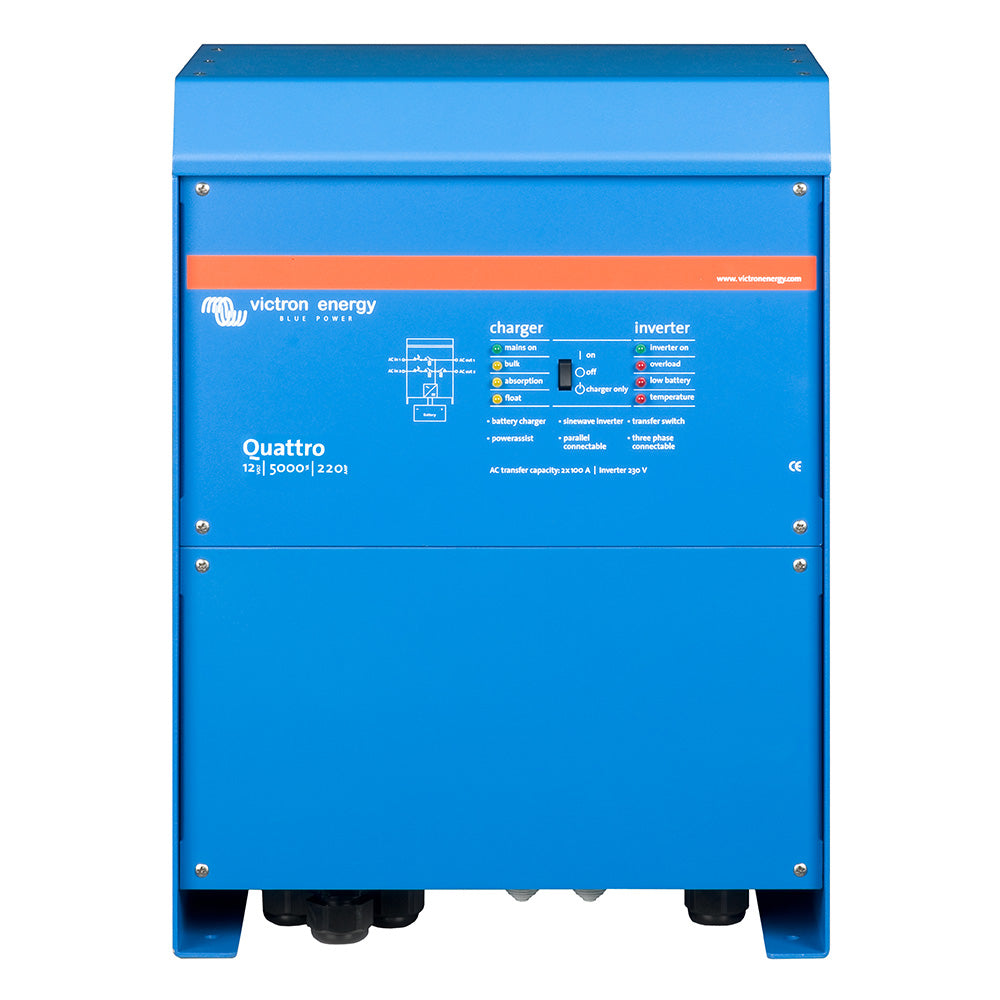 Victron Quattro 12/5000/220-100/100 120V VE.Bus (UL458) [QUA125021102] Victron Energy