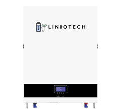 LINIOTECH 10 KWH 51.2V 200Ah Lifepo4 Power Reserve Power Wall Battery Storage Wall Mounted UL1973 LCD Touch Screen - Green Vista Living