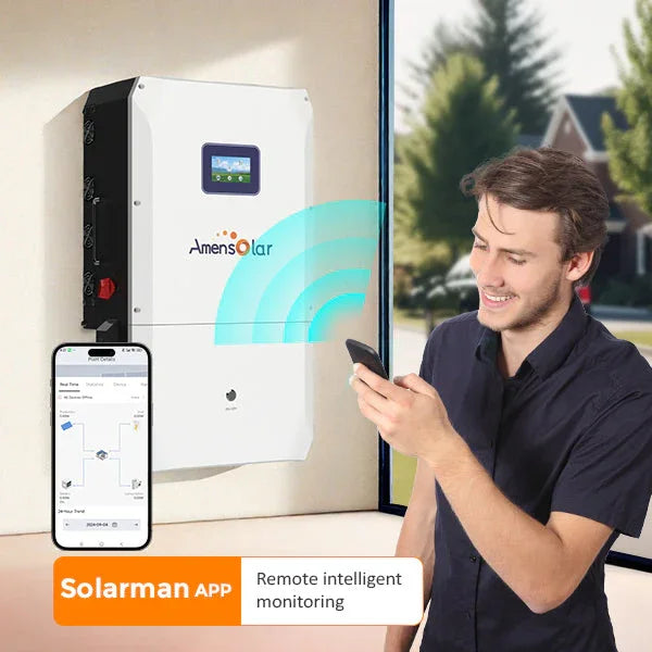 AmenSolar N3H-X10US 10KW Split Phase Hybrid Solar Inverter - Green Vista Living