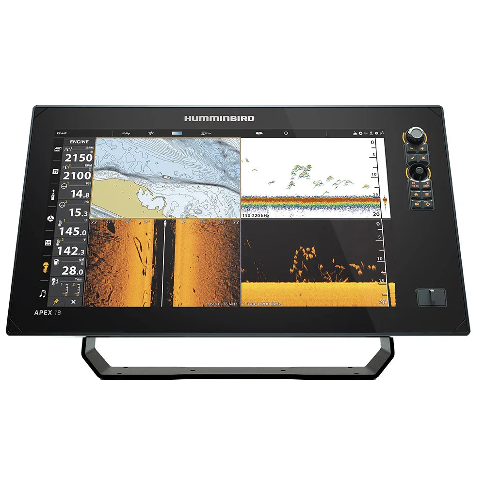 Humminbird APEX 19 VX MSI+ Chartplotter/Fishfinder w/Transom Mount Transducer [411240-1VX] - Green Vista Living