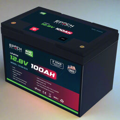 Epoch Batteries 12V 100Ah (1.28kWh) - Eco Series LiFePO4 Battery Epoch Batteries
