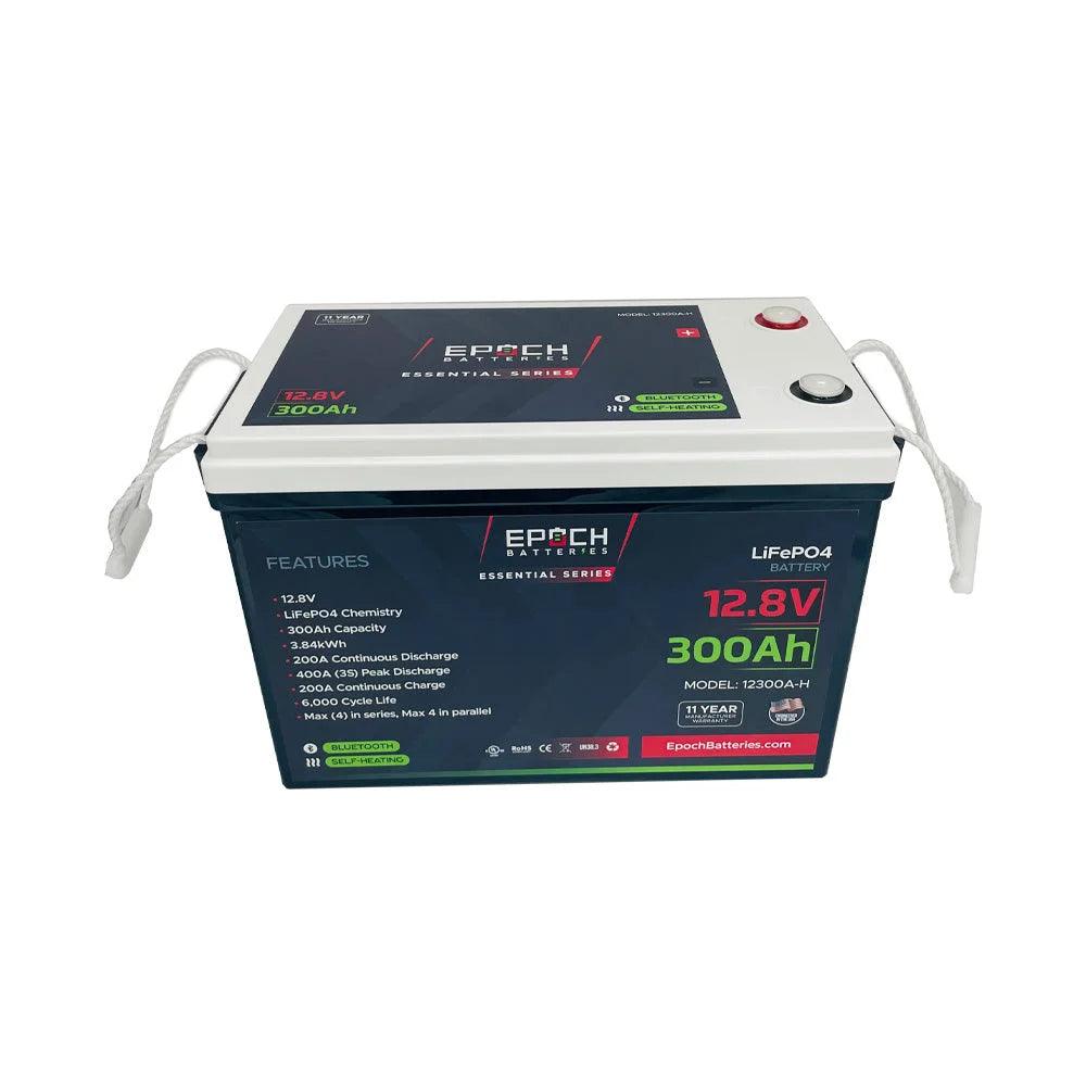 Epoch Batteries 12V 300Ah | Heated & Bluetooth | LiFePO4 Battery - Epoch Essentials - Green Vista Living